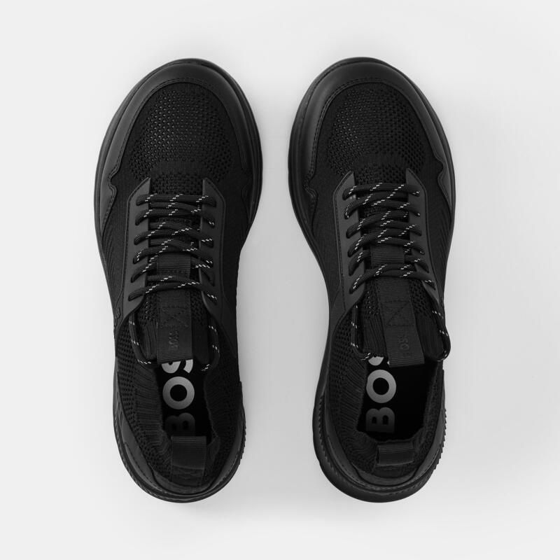 ボス メンズ シューズ スニーカー Boss Everyday Comfortable Sneakers Black ブラック