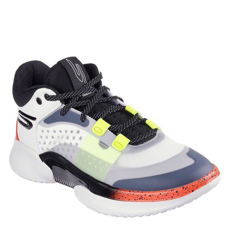 スケッチャーズ メンズ シューズ スニーカー Skechers Basketball SKX Resagrip Trainers Mens WhiteGrey ホワイト 12,760円