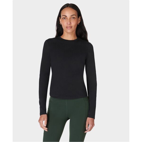 スウェッティベティ レディース トップス Tシャツ Sweaty Betty SB ESS LS Tee Ld51 black ブラック