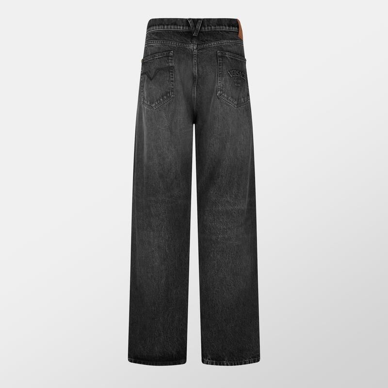 ヴェルサーチ メンズ ボトムス デニムパンツ スリムフィット ジーンズ Versace Menslim Fit Jeans Grey グレー