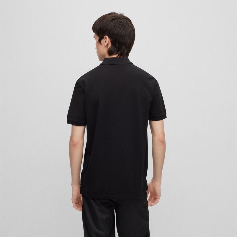 フューゴ メンズ トップス ポロシャツ Hugo Donos Polo Shirt Mens Black ブラック