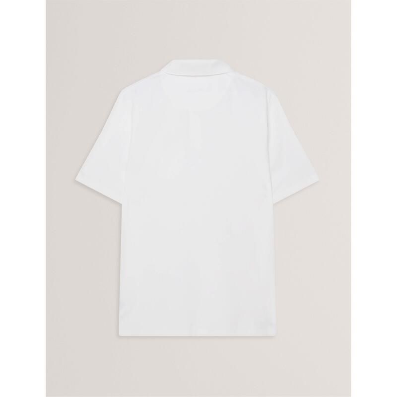 テッドベーカー メンズ トップス ポロシャツ Ted Baker Ted Mercerised Polo Sn00 White ホワイト