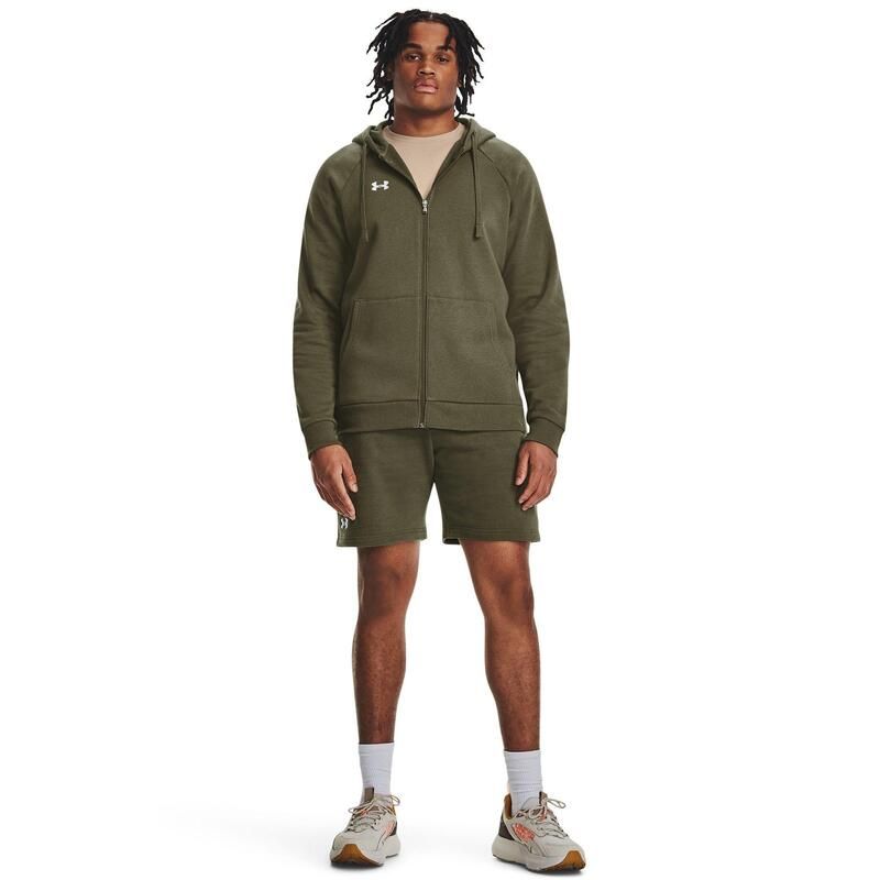 アンダーアーマー メンズ アウター パーカー・スウェット フリース Under Armour UA Rival Fleece FullZip Hoodie Mens Green グリーン