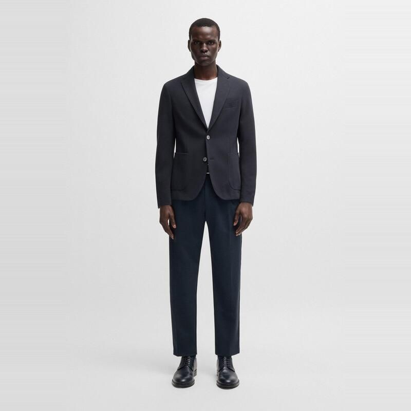 ボス メンズ アウター ジャケット・ブルゾン Boss Mens HBB C Hanry J 252 Suit Jacket Dark Blue 404 ブルー 35,620円