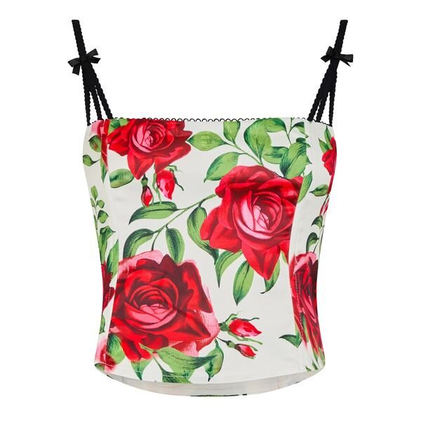 ジェーデッド レディース トップス シャツ サテン JADED LONDON Jaded SATIN CORSET Ld44 Roses