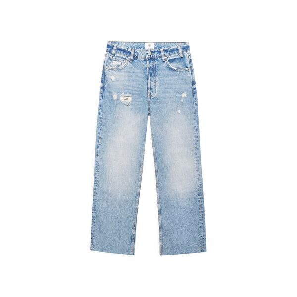 アニービン レディース ボトムス デニムパンツ ジーンズ ANINE BING Distressed Gavin Jeans Blue Reservoir ブルー