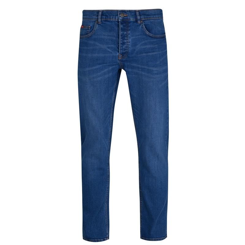 レークーパー メンズ ボトムス デニムパンツ ジーンズ Lee Cooper Regular Jeans Mens Mid Wash