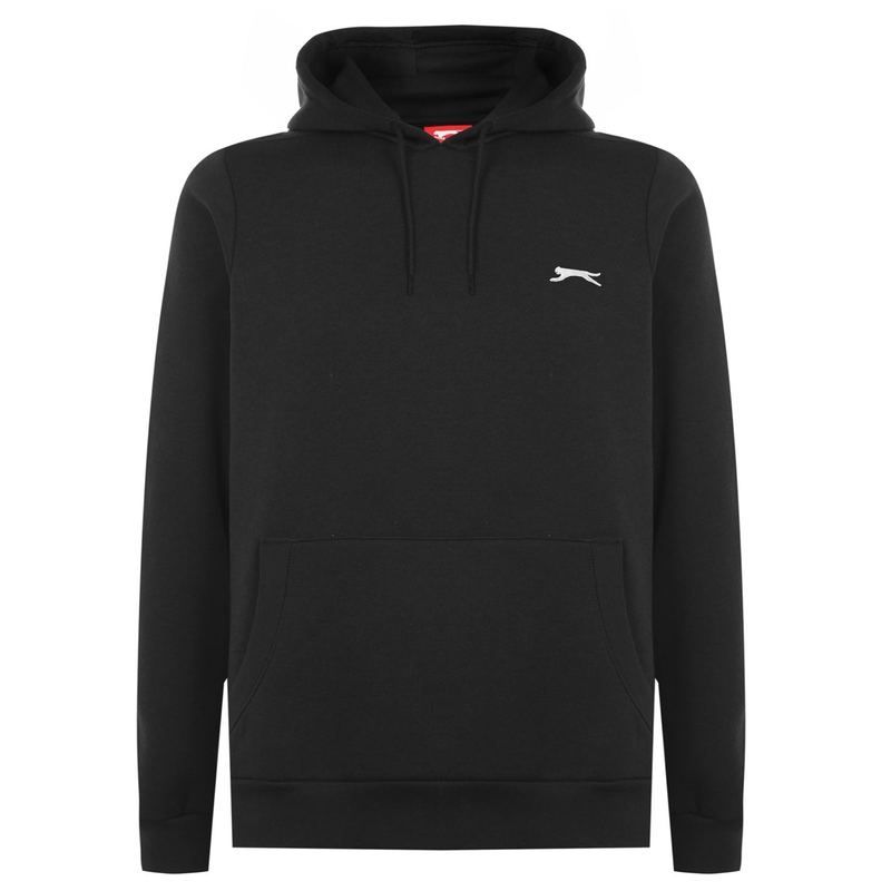 スラセンジャー メンズ アウター ニット・セーター フリース Slazenger Fleece Hoody Mens Black ブラック