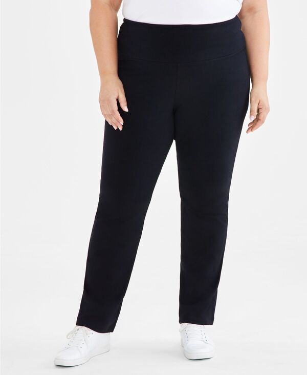 スタイルアンドコー レディース ボトムス カジュアルパンツ ブーツカット ブーツ レギンス Style Co Womens HighRise Bootcut Leggings XS4X Deep Black ブラック