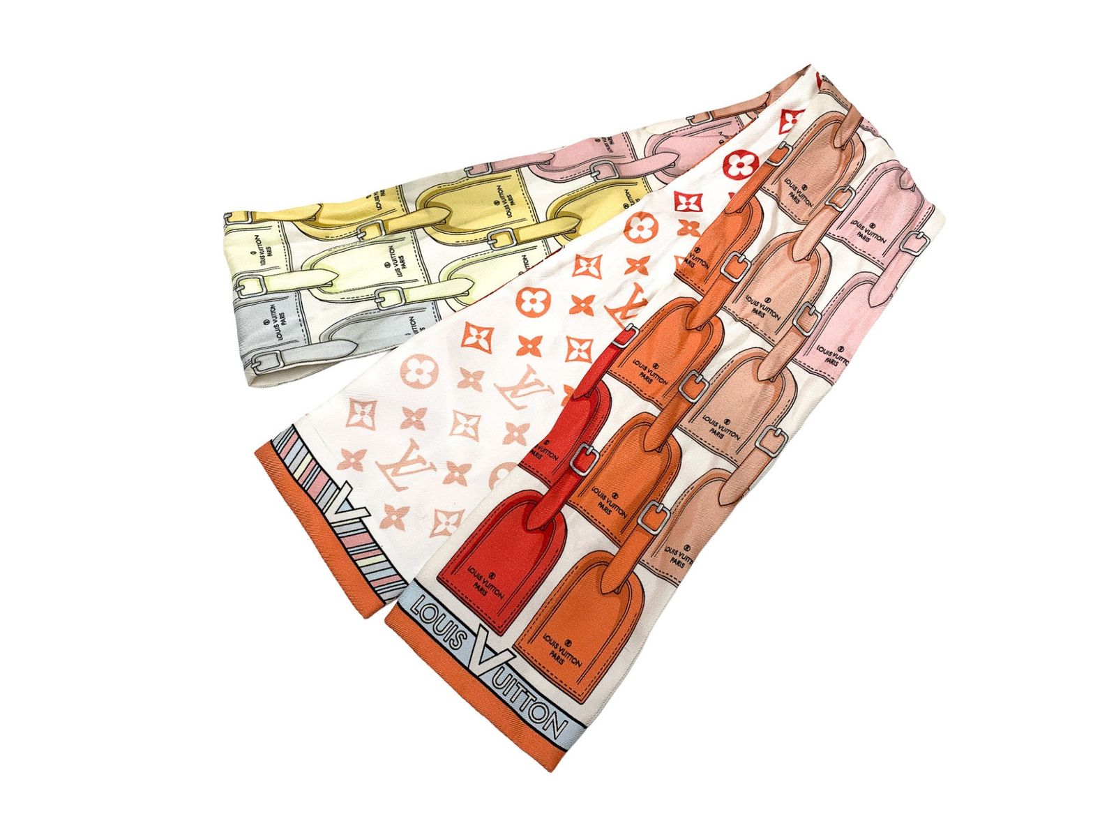 LOUIS VUITTON ルイヴィトン バンドー・マイ LV タグ M77678 シルク