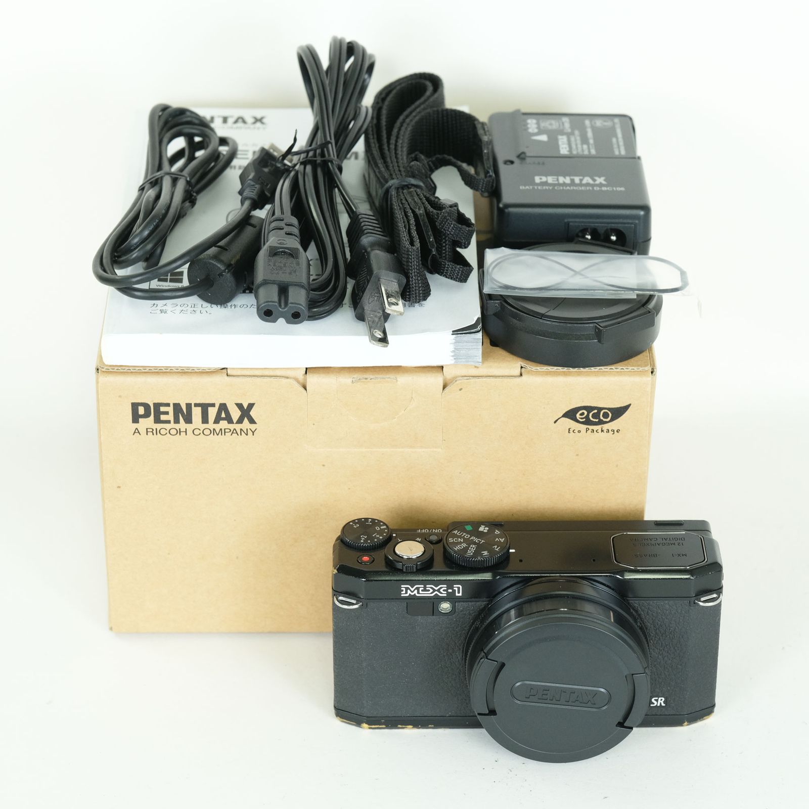 [並品] PENTAX MX-1 クラシックブラック | コンパクトデジタルカメラ