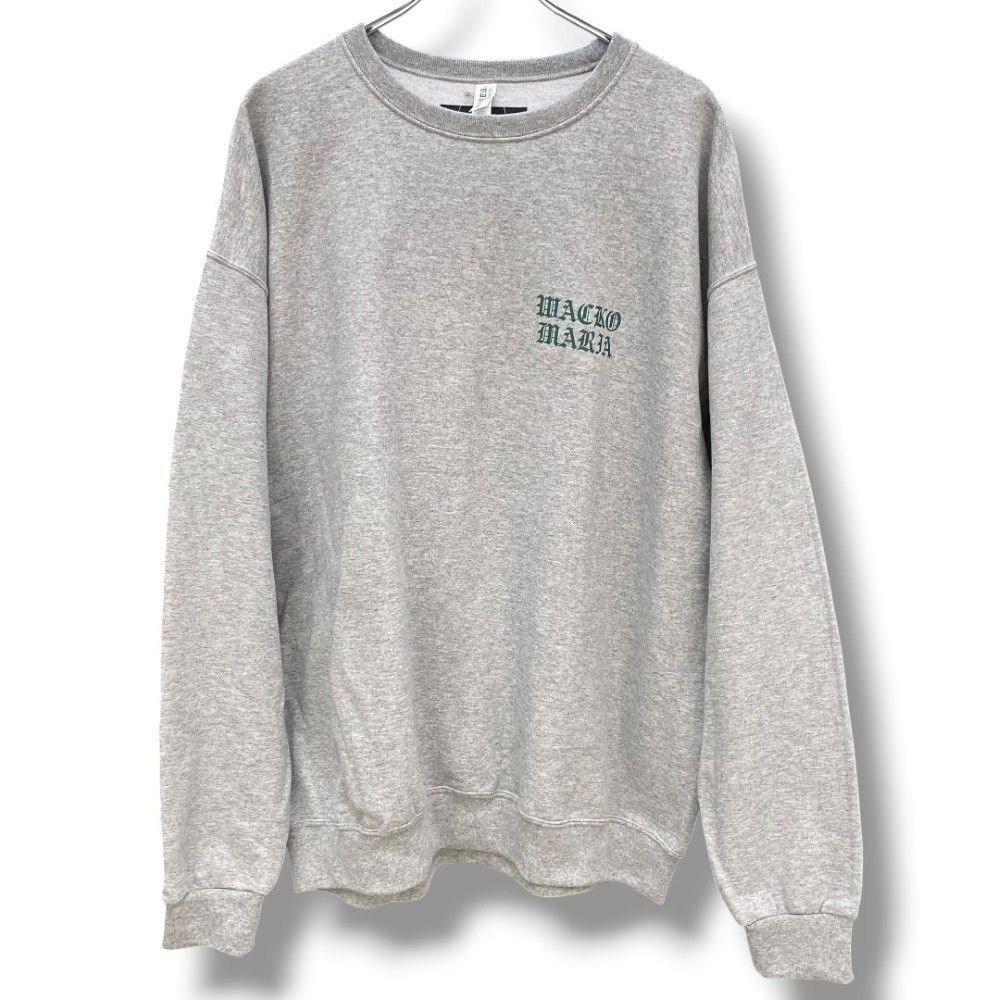 WACKO MARIA 26SS CREW NECK SWEAT SHIRT XLサイズ グレー 26SSE-WMC-SS07