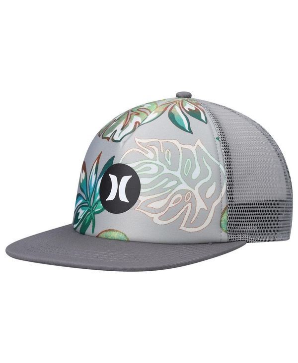 ハーレー メンズ アクセサリー 帽子 Hurley Mens Gray Balboa Trucker Snapback Hat Gray グレー