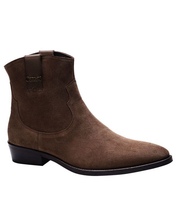 カルロスサンタナ メンズ シューズ ブーツ・レインブーツ Carlos by Carlosantana Mens Zappa Cowboy Fashion Boots Brown Suede ブラウン