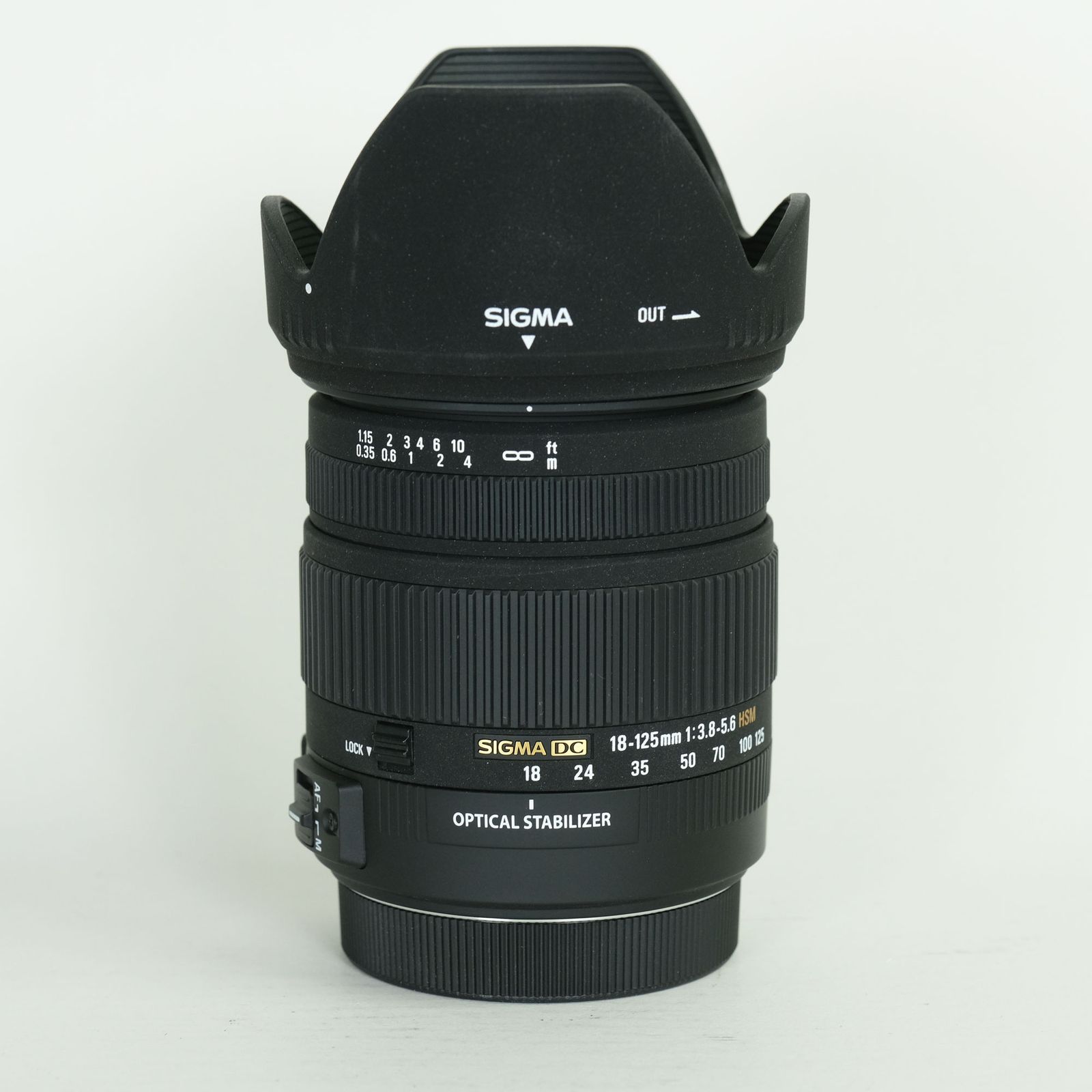[표준] 시그마 18-125mm F3.8-5.6 DC OS HSM [캐논 EF용] | 캐논 EF-S 마운트