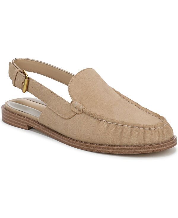 フランコサルト レディース シューズ パンプス ローファー Franco Sarto Womensully Round Toe Slingback Loafers Beige Leather ベージュ