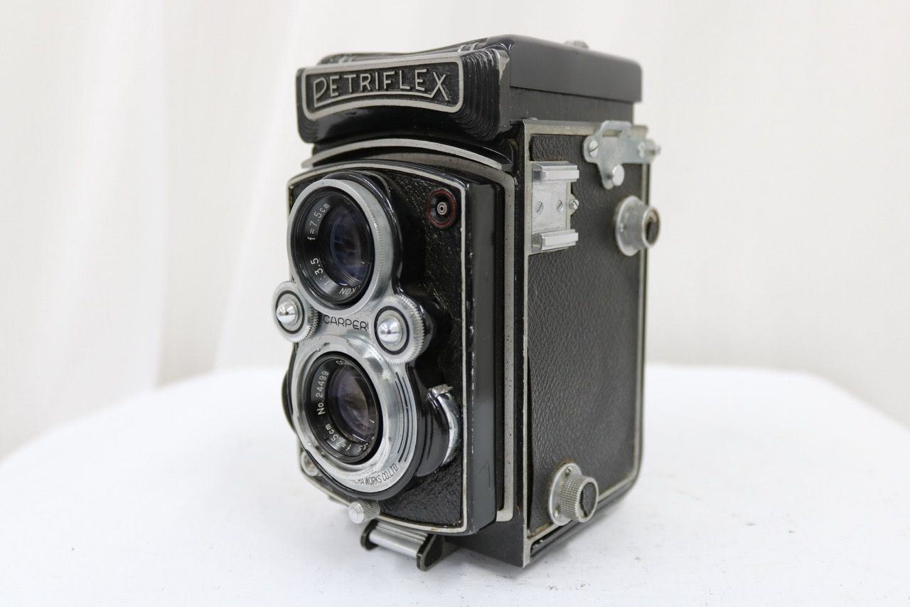 【訳あり品】 Petriflex Orikkor 7.5cm F3.5 二眼カメラ e12614