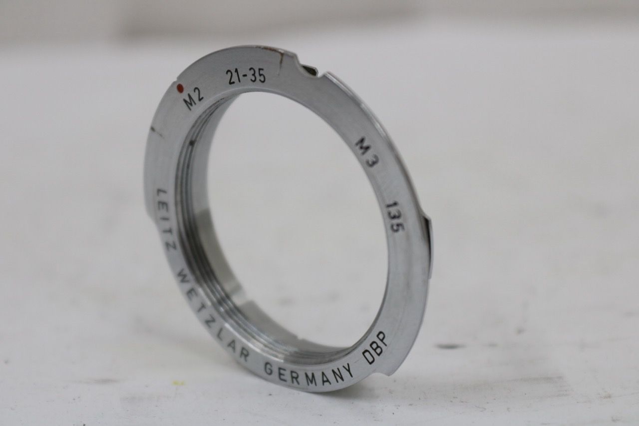 【返品保証】 ライカ Leica M2 21-35 M3 135 バヨネットリング e12624