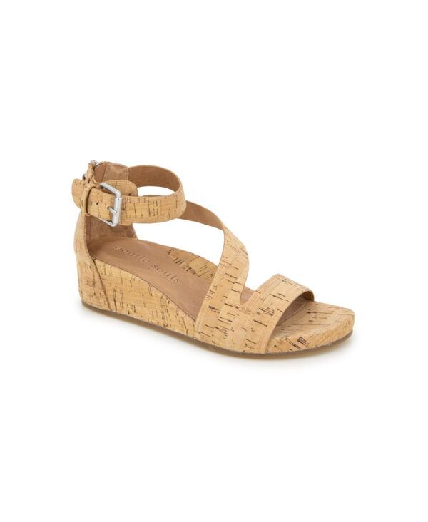 ジェントルソウルズ レディース シューズ サンダル Gentle Souls Womens Gwen Zipper Sandals Natural Leather