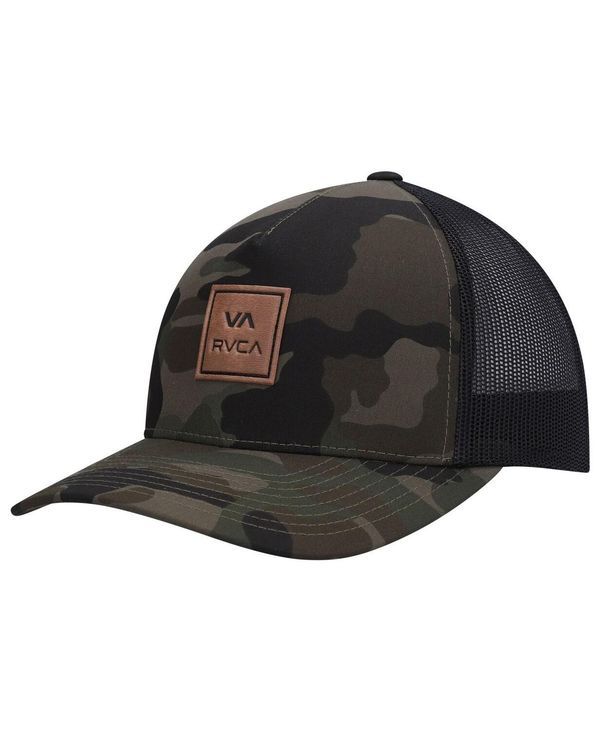 ルーカ メンズ アクセサリー 帽子 RVCA Mens Camo VA All The Way Trucker Snapback Hat Camo