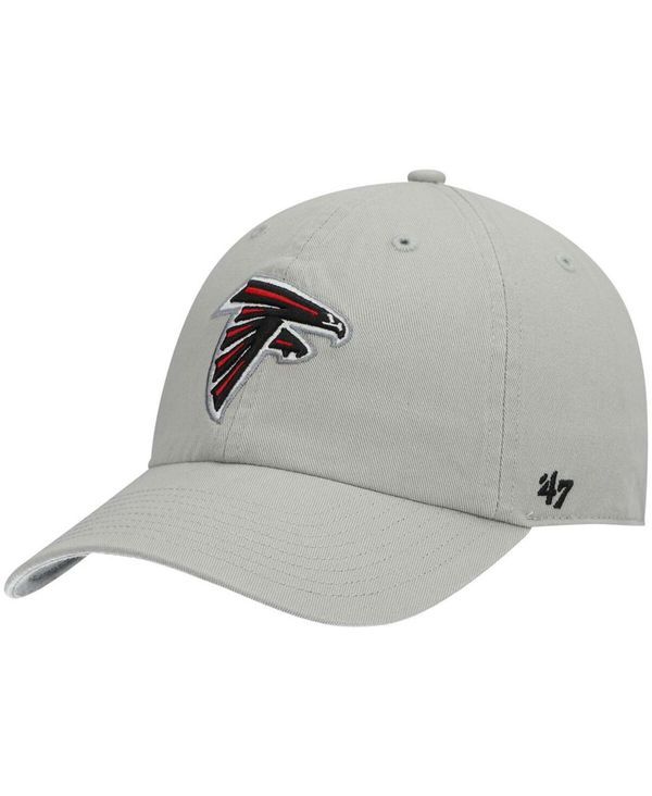 47 ブランド メンズ アクセサリー 帽子 47 Brand Mens Gray Atlanta Falcons Clean Up Adjustable Hat Gray グレー