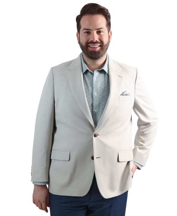 ハガー メンズ アウター ジャケット・ブルゾン トール ブレザー Haggar Mens Big Tall Active Series Classic Blazer String