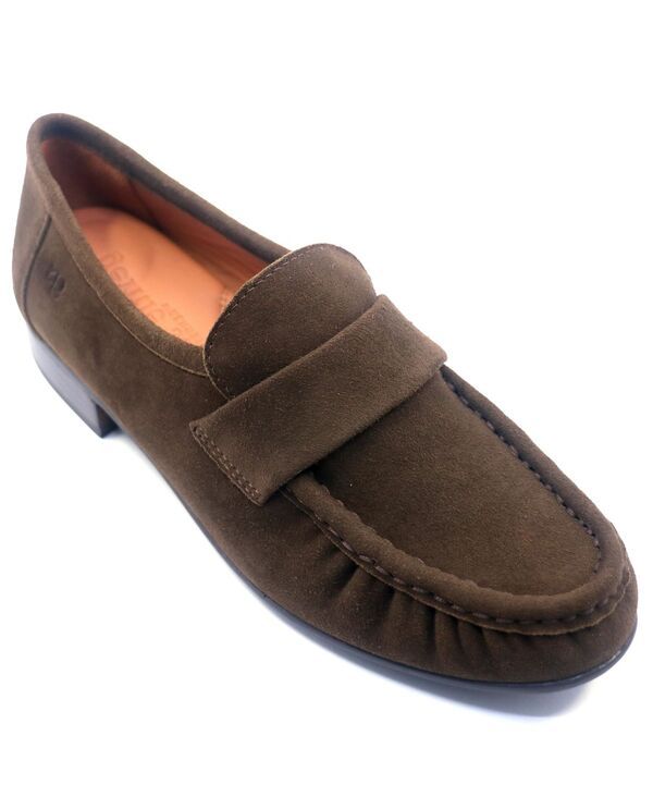 ジェントルソウルズ レディース シューズ パンプスエード ローファー Gentle Souls Womens Crew Suede Loafers Mossuede