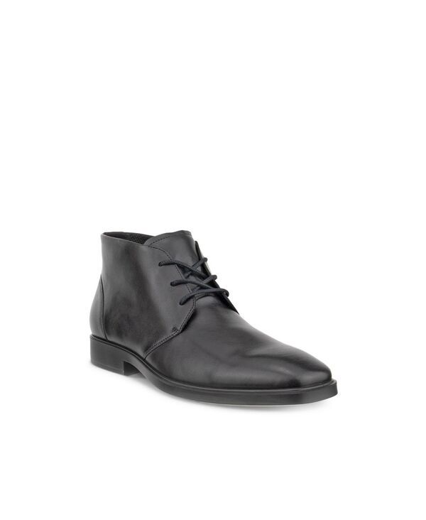 エコー メンズ シューズ ブーツ・レインブーツ Ecco Mens Milan Chukka Boots Black ブラック