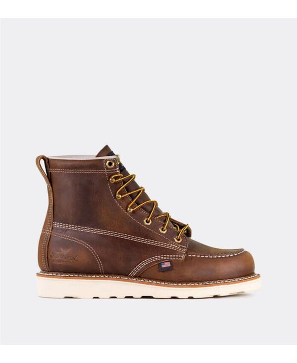 ソログッド メンズ シューズ ブーツ・レインブーツ Thorogood American Heritage 6 Moc Toe Work Boots for Men Crazyhorse