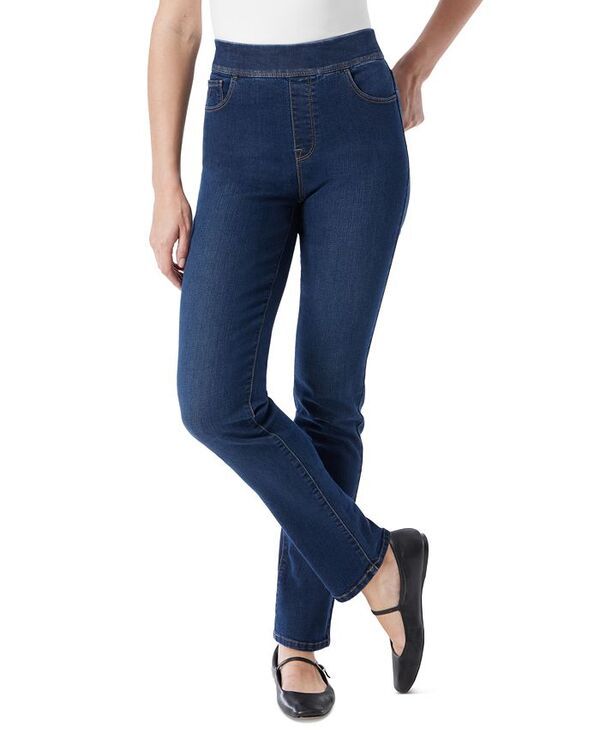 グロリアバンデービルト レディース ボトムス デニムパンツ ジーンズ Gloria Vanderbilt Womens Amanda HighRise Straight PullOn Jeans Murray Wash