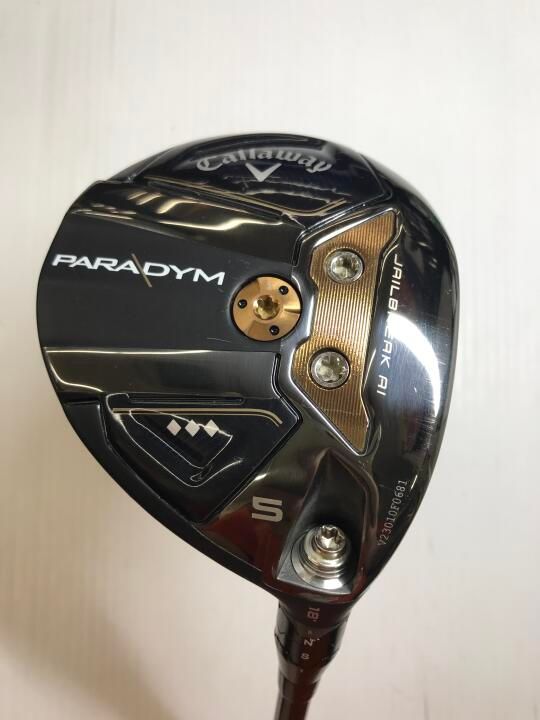 キャロウェイ　PARADYM ◆◆◆　18度　VENTUS BLACK 7　Xフレックス　フェアウェイウッド　中古【最短即日発送】