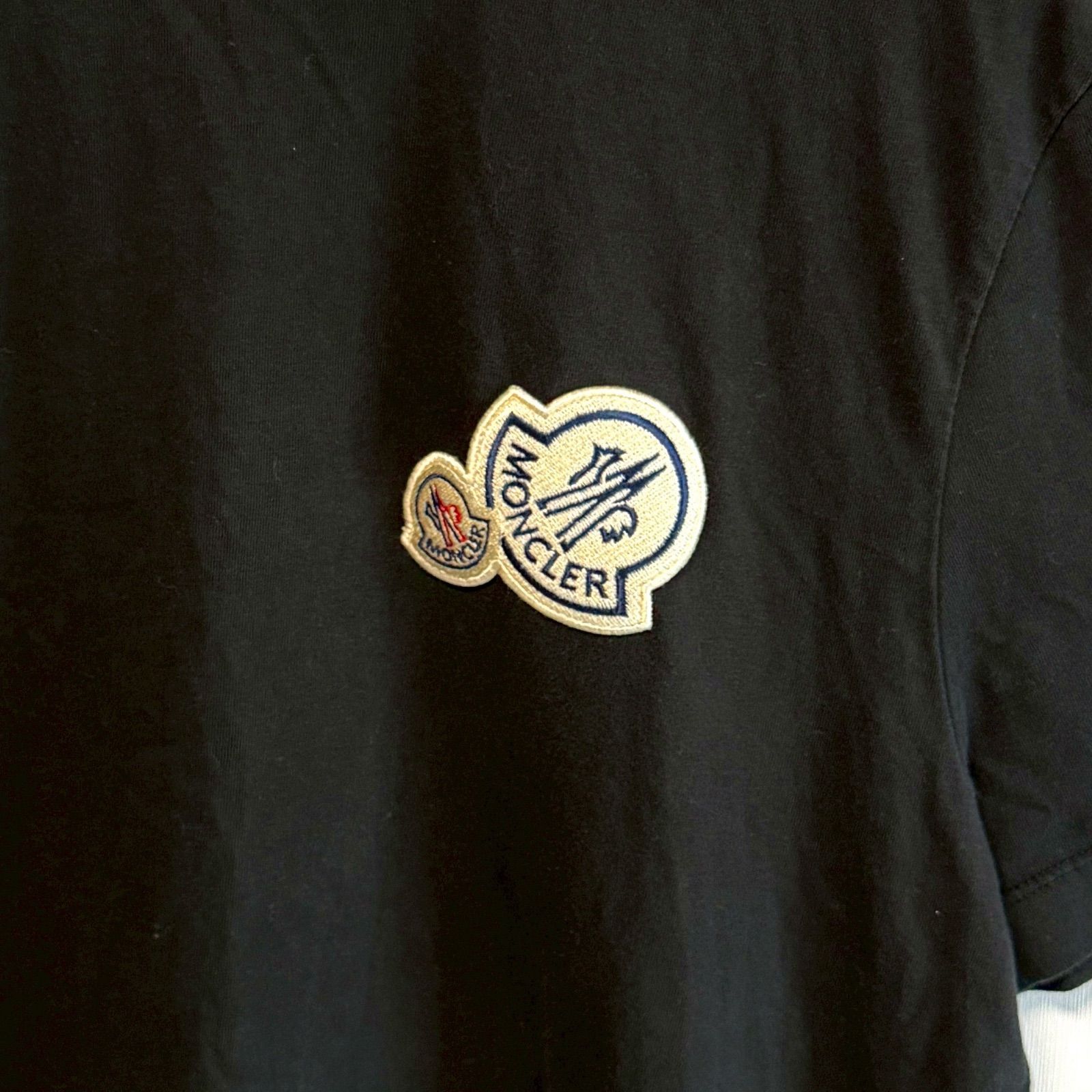 MONCLER モンクレール Tシャツ ダブルロゴパッチ ワッペン コットン 