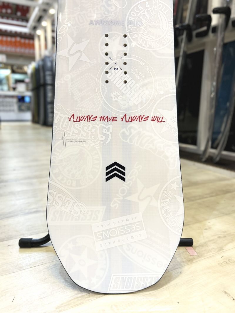 スノーボード 板 型落ち メンズ 24-25 SESSIONS AWESOME PLUS 150cm セッションズ オーサム フラット アウトレット