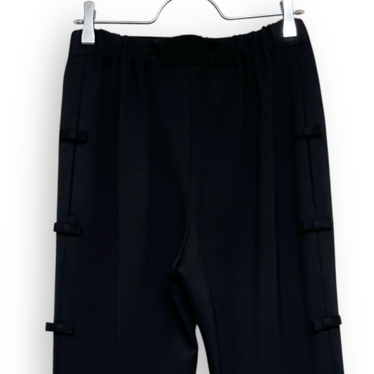 Rene ルネ リボン テーパード パンツ ブラック Size34 - メルカリ