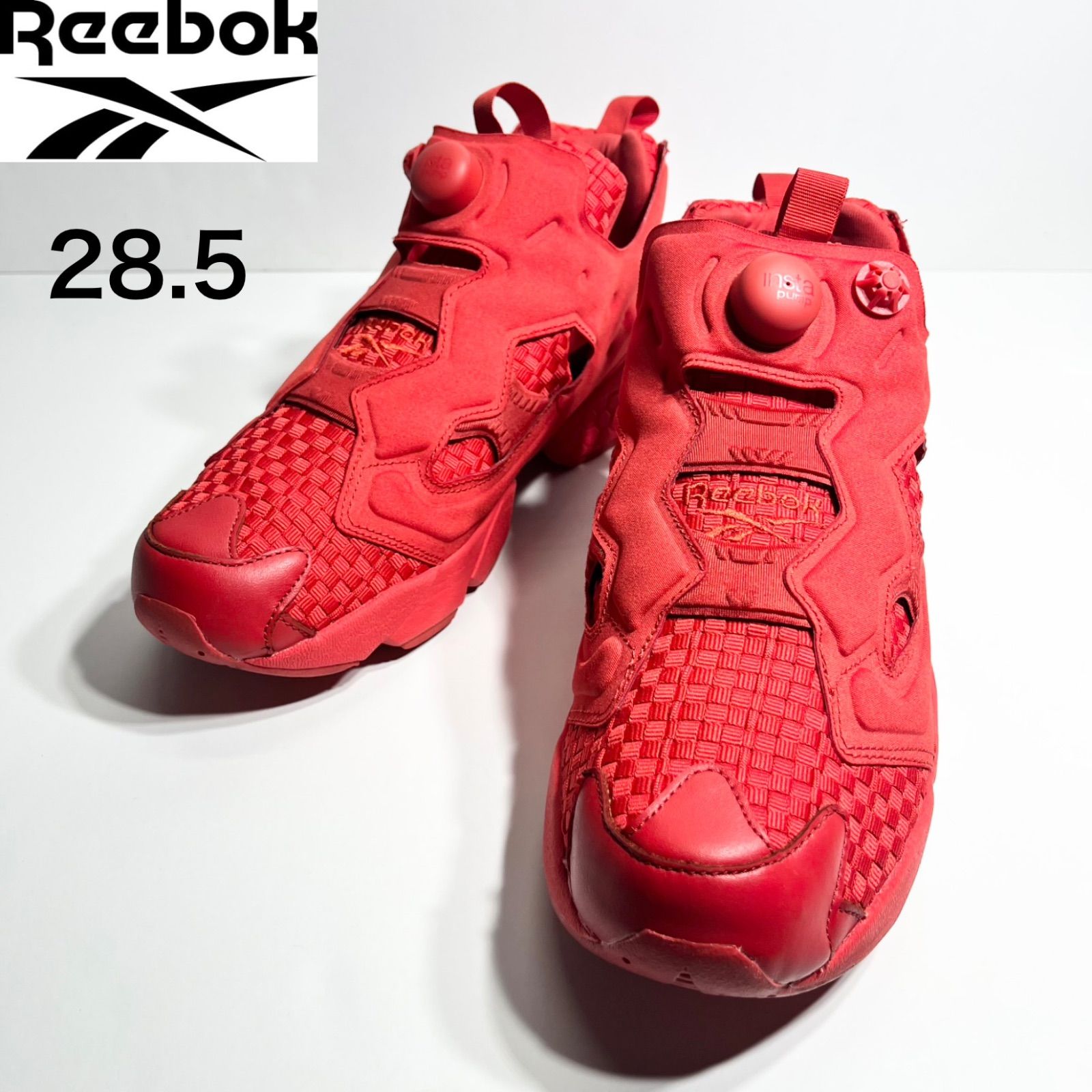 【極美品】Reebok リーボック インスタポンプフューリー オールレッド 28.5cm
