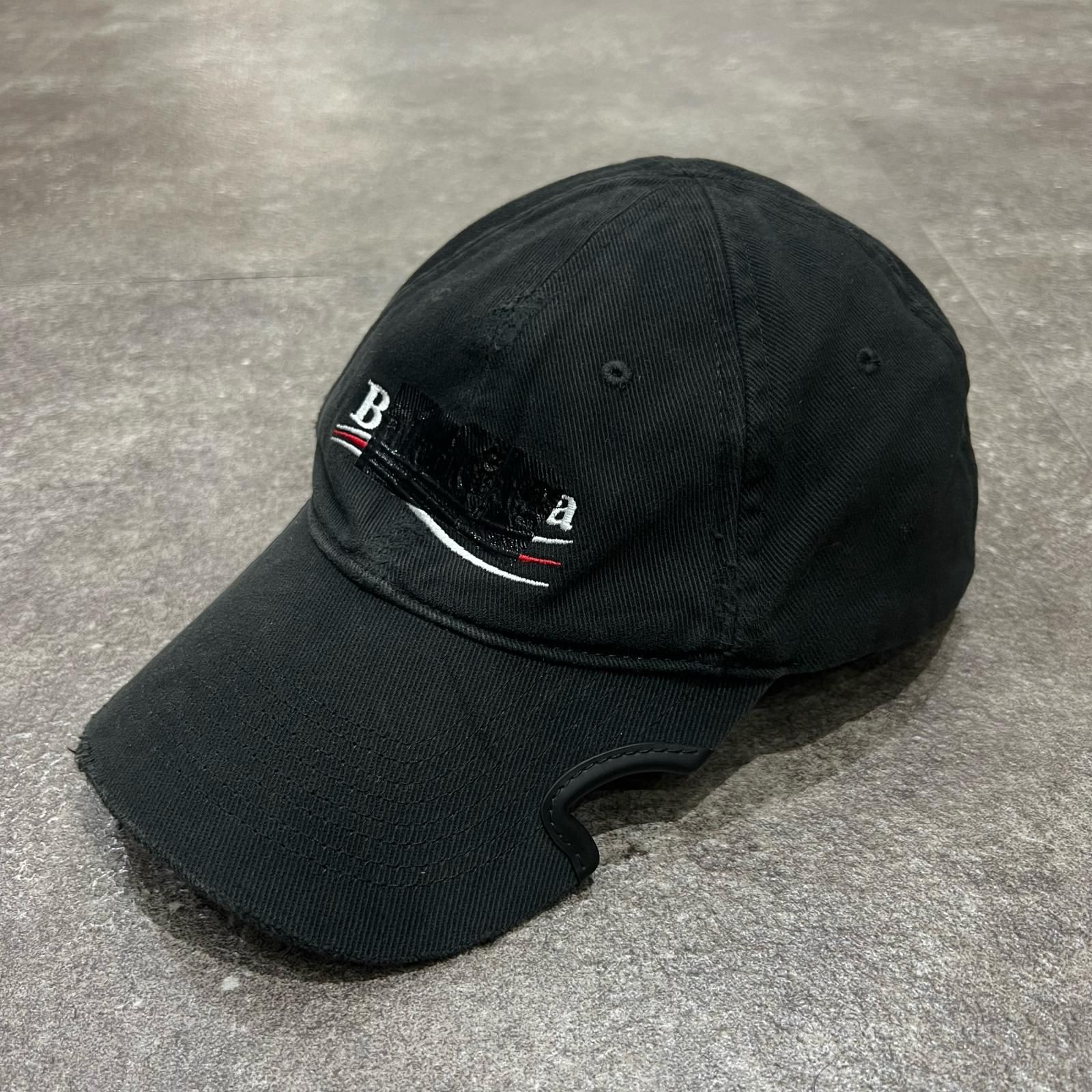 国内正規 BALENCIAGA GAFFER CAP ガファーキャップ テープロゴキャップ