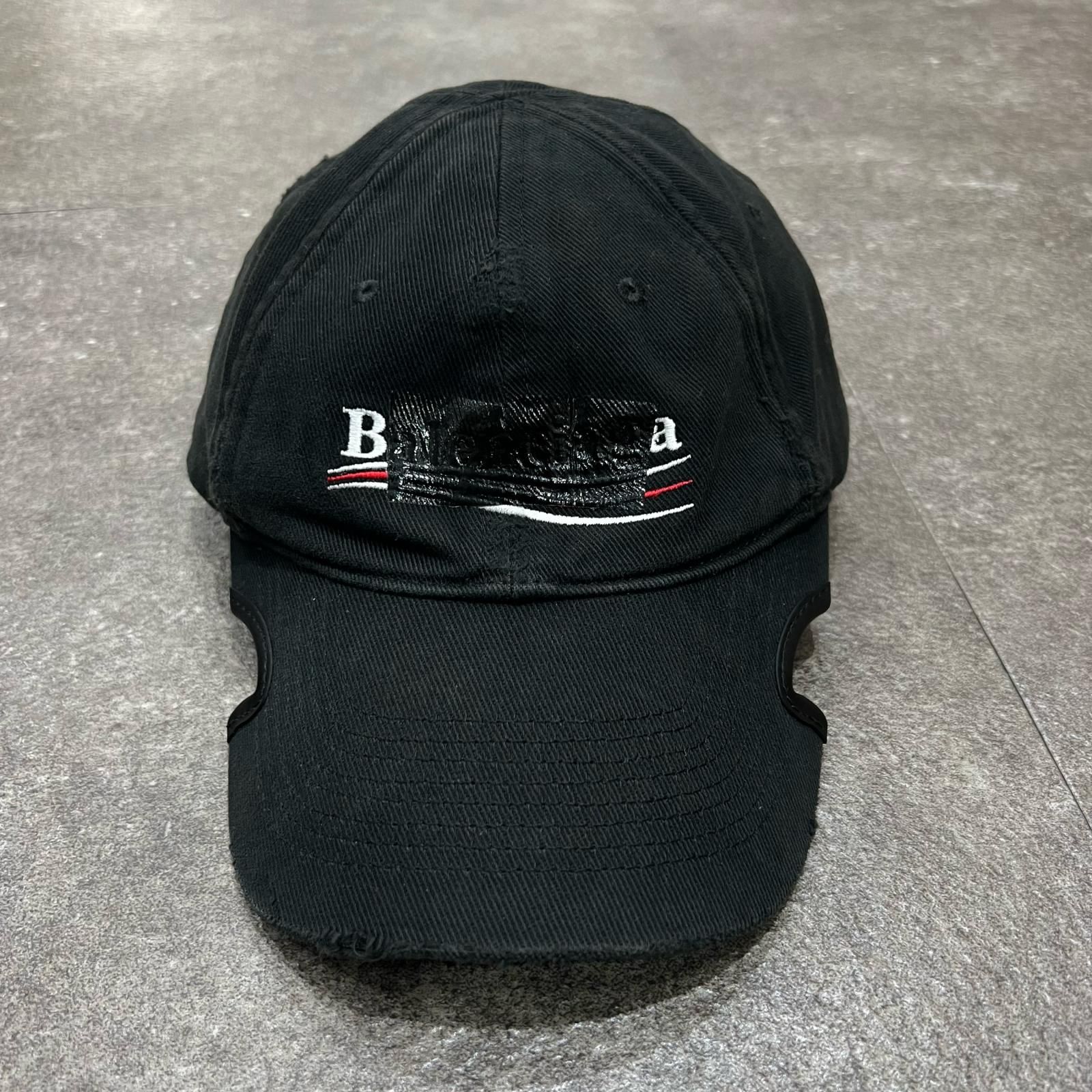 国内正規 BALENCIAGA GAFFER CAP ガファーキャップ テープロゴキャップ