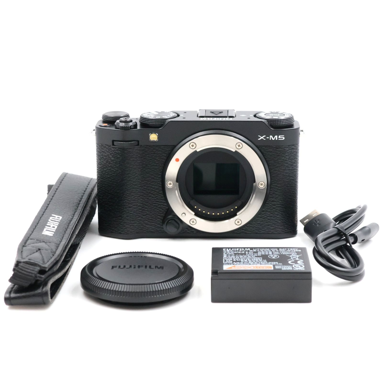 ■シャッター数2041枚！新品同様■ FUJIFILM X-M5 ボディ ブラック ミラーレス一眼カメラ 富士フィルム