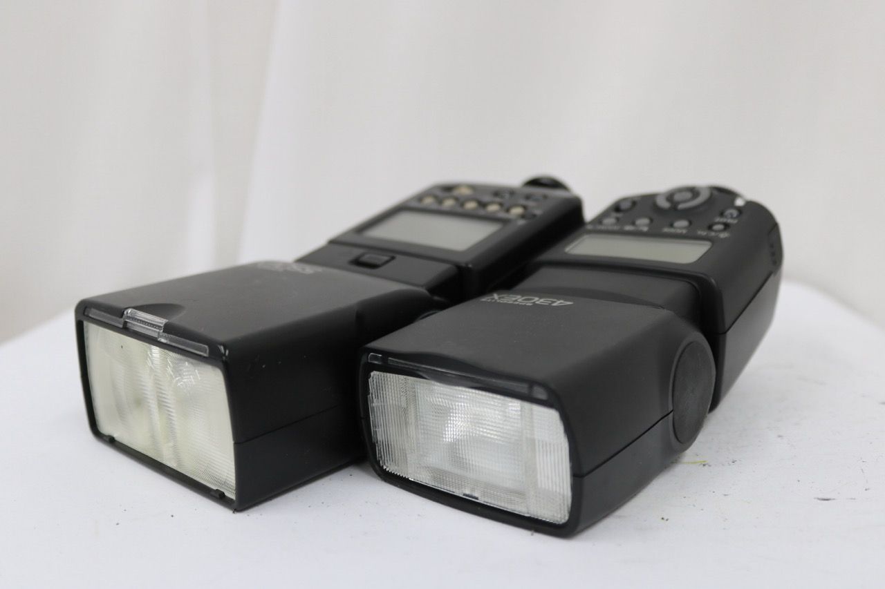 【返品保証】 【2点まとめ】キャノン Canon SPEEDLITE 430EX 550EX ストロボ フラッシュ e12636