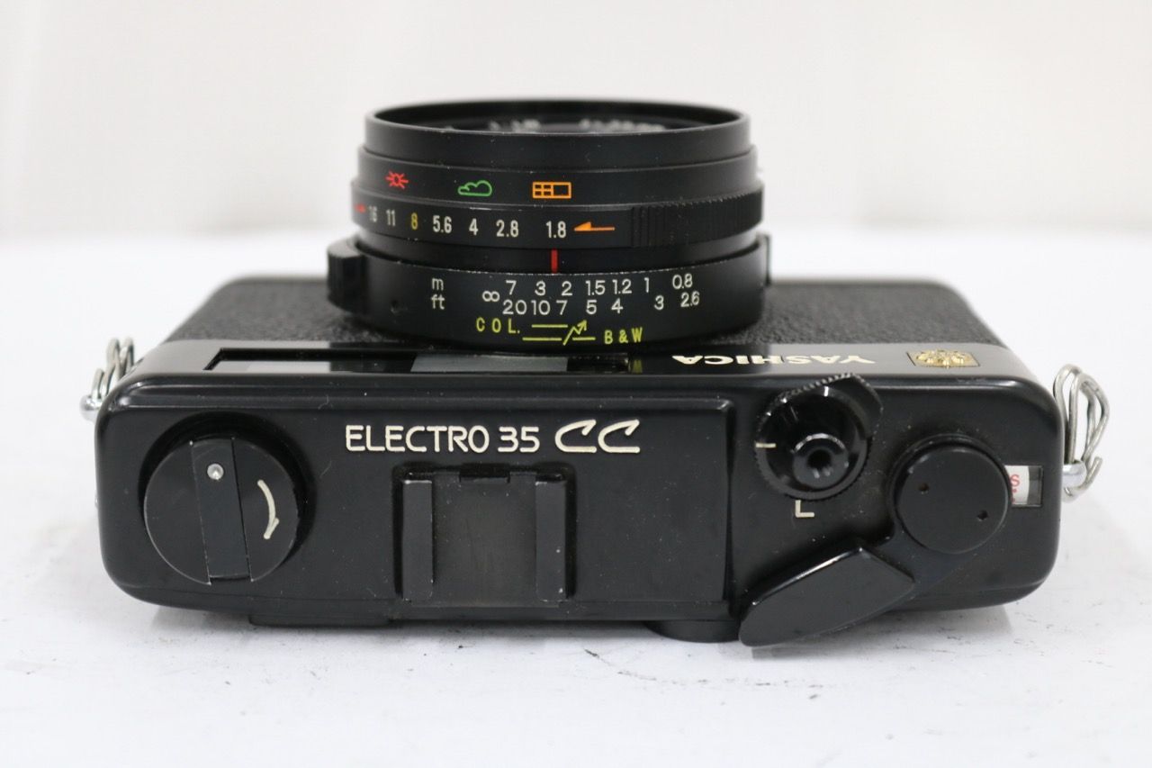 返品保証】 ヤシカ Yashica ELECTRO 35 CC COLOR-YASHINON DX 35mm F1