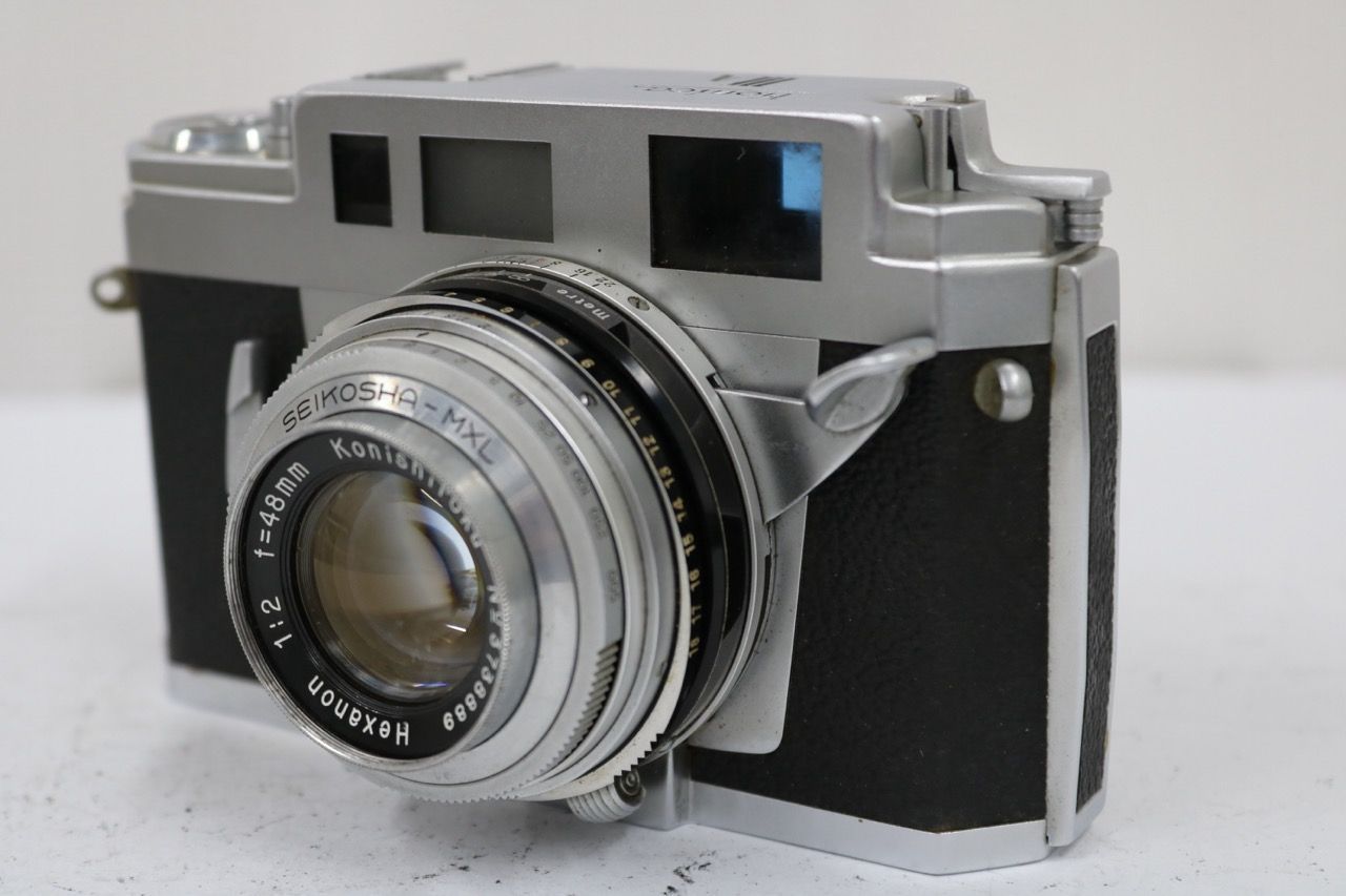 【返品保証】 コニカ KONICA III A ダブルストローク Hexanon 48mm F2 レンジファインダー カメラ e12686