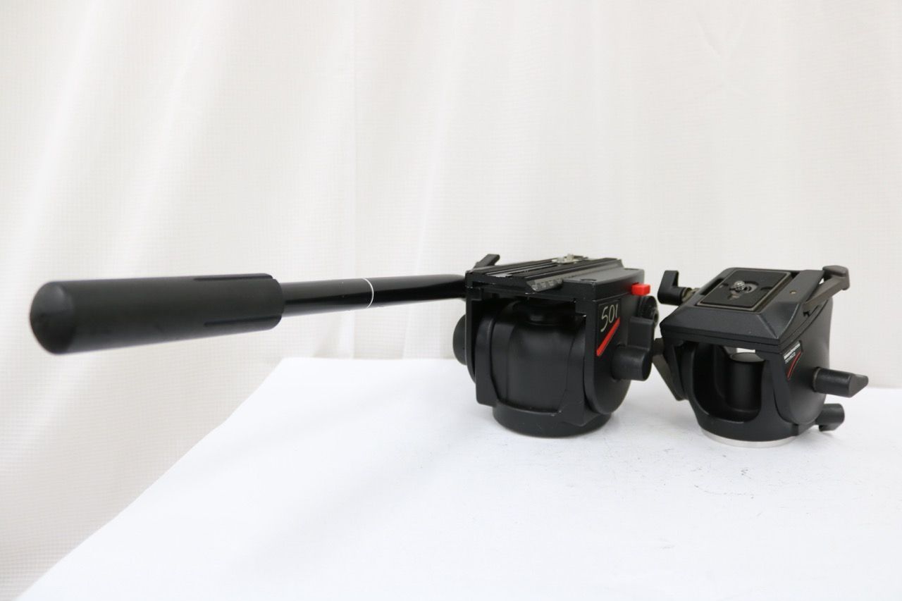 【返品保証】 【2点まとめ】マンフロット Manfrotto 701RC2 501 雲台 e12647