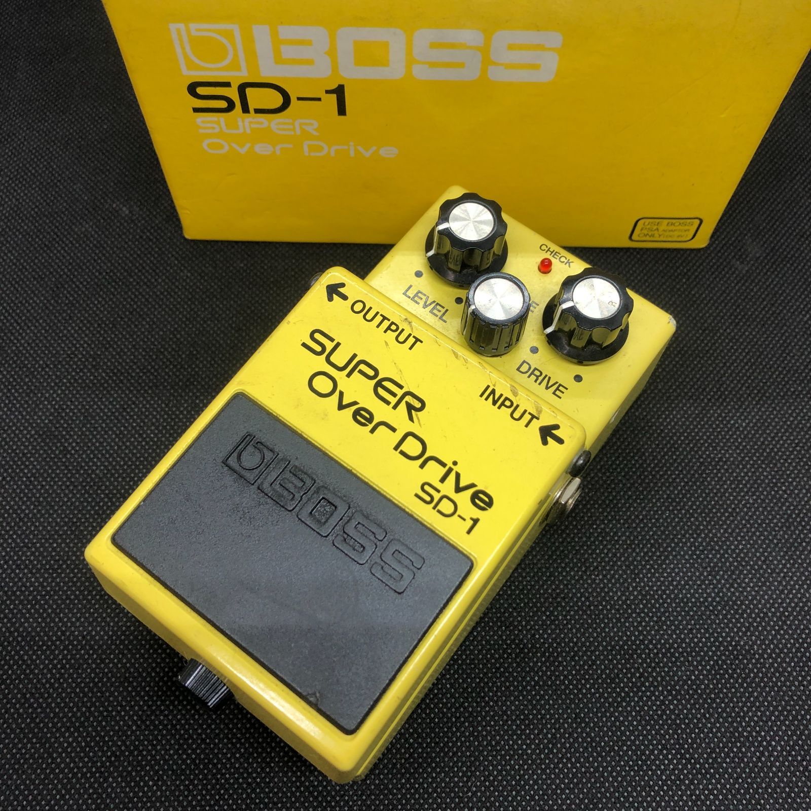 BOSS OD-2 TURBO Over Drive 1987年頃製造 MADE IN TAIWAN ACA電源　AA59E153100　f146