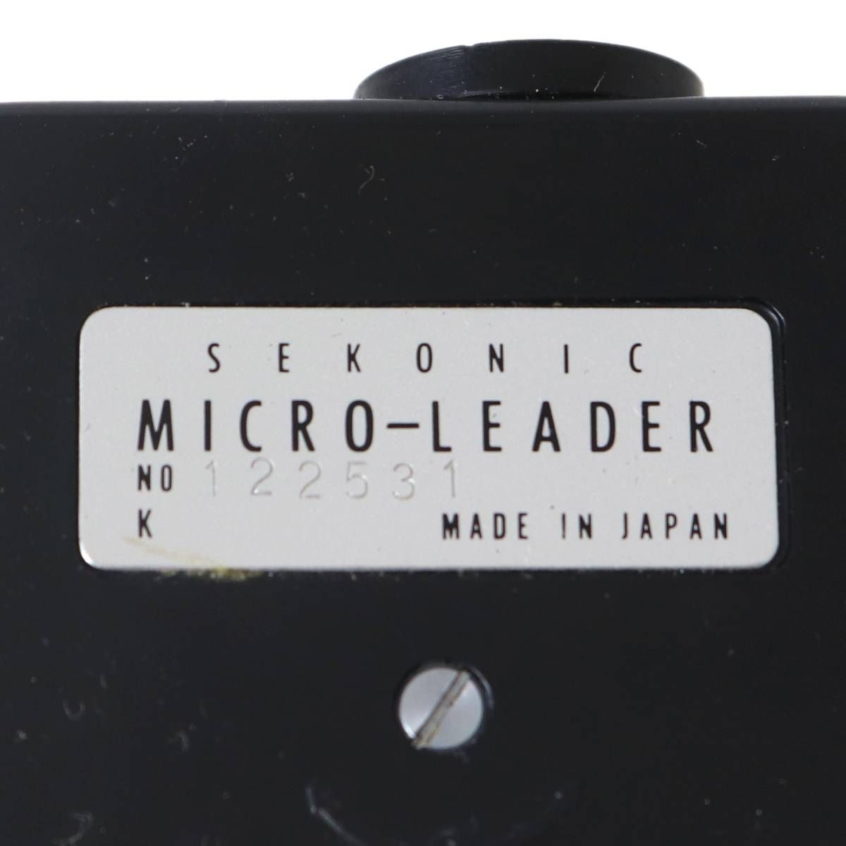 ジャンク】 SEKONIC セコニック MICRO-LEADER 露出計 NT Dランク
