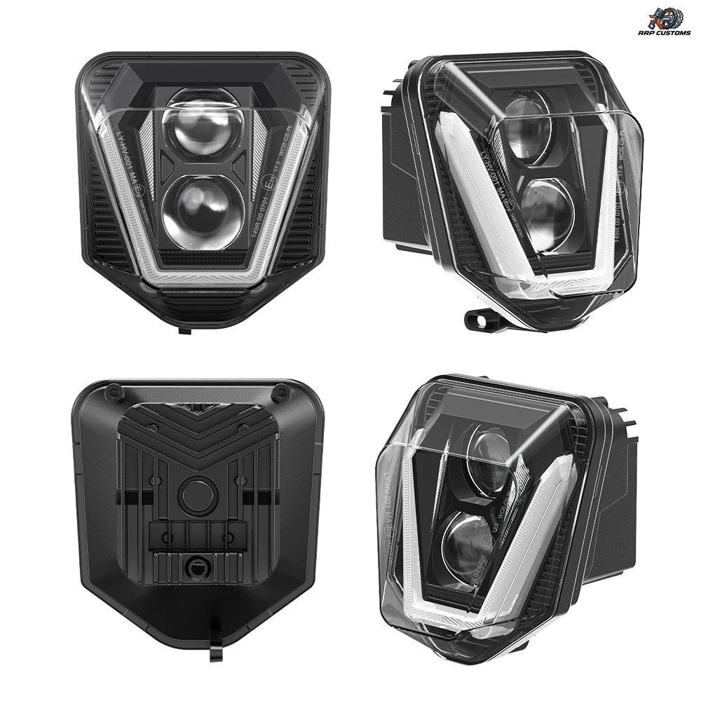 Husqvarna TE FE TC FC 125 250 300 350 450 501 701 250i 300i 2017-2023 ダートバイク用新型オートバイヘッドライト、モトヘッドランプ、