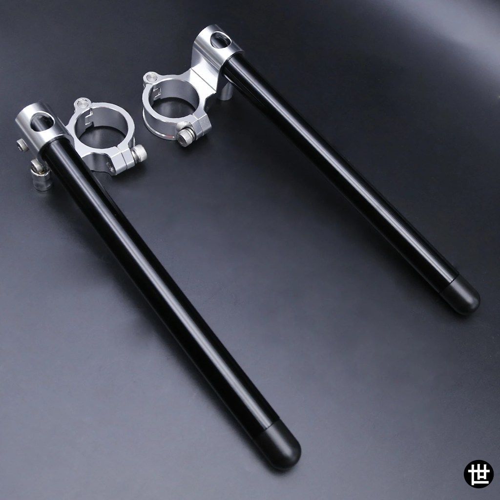 ブラック 37 41 43 45 48 50MM オートバイハンドルバー 1.5インチ ライズライザー クリップオン クリップオン フォークハンドルバークランプ 11,257円