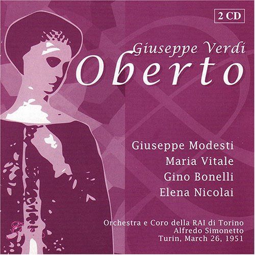 【CD】Oberto Dramma in Due Atti