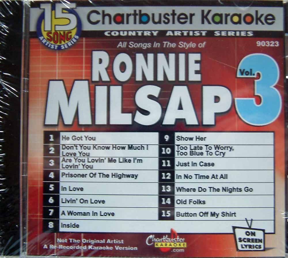 【CD】Karaoke: Ronnie Milsap 3
