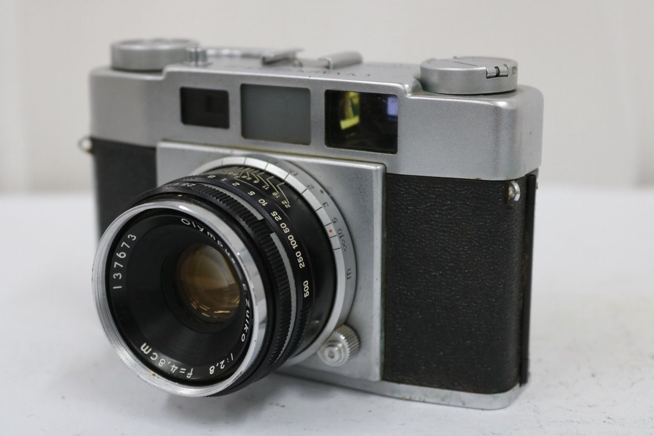 【訳あり品】 オリンパス Olympus 35-S E.Zuiko 4.8cm F2.8 レンジファインダー カメラ e12731