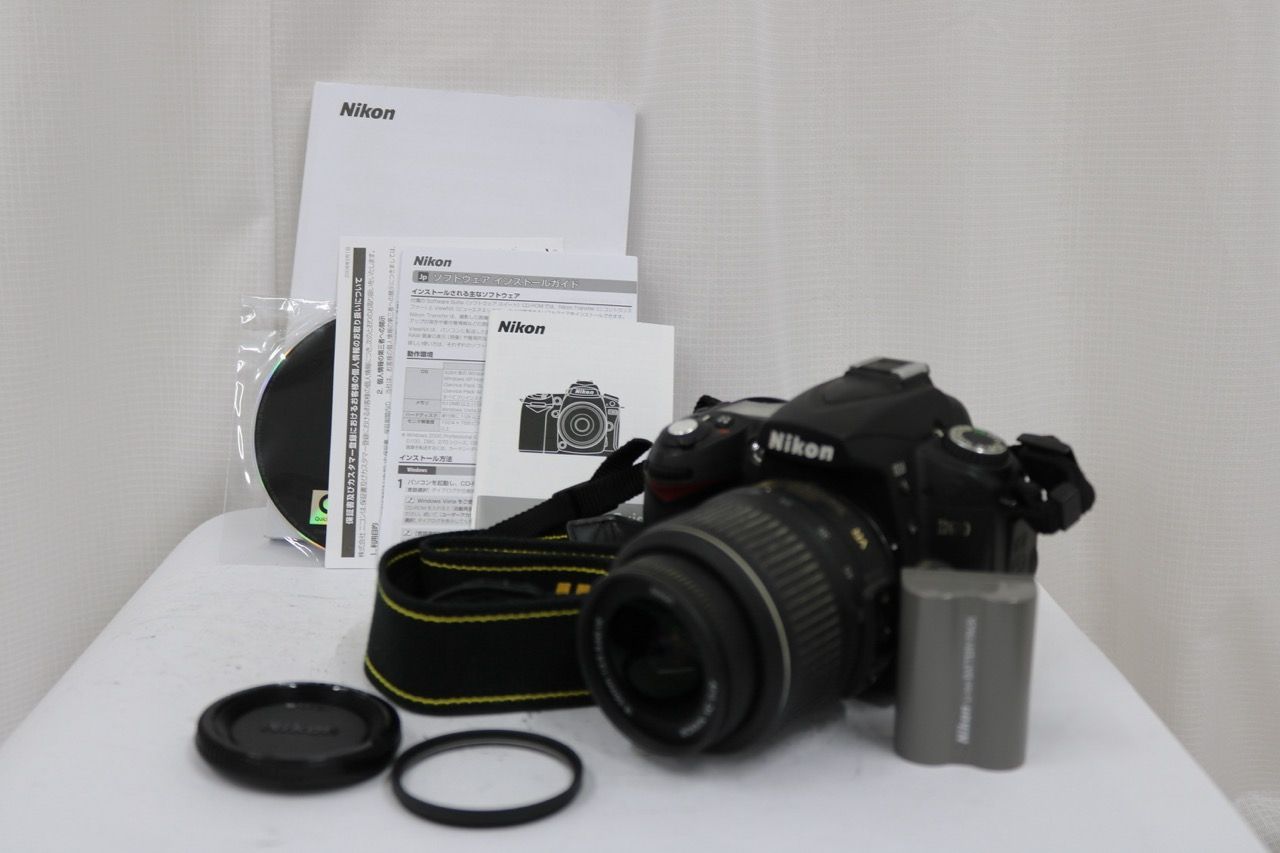 【返品保証】 【シャッター9914回】ニコン Nikon D90 AF-S DX NIKKOR 18-55mm F3.5-5.6G VR デジタル一眼 e12752